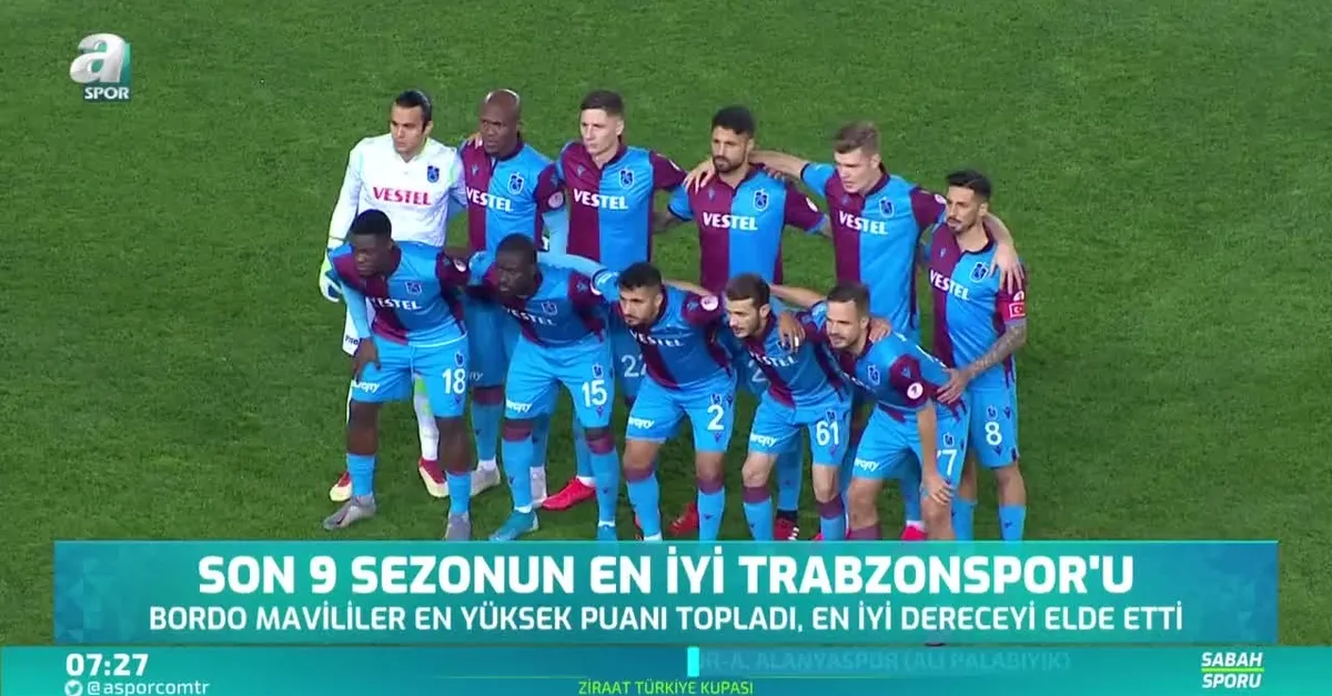 Son 9 sezonun en iyi Trabzonspor'u