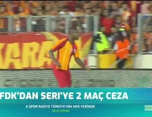 PFDK'dan Seri'ye 2 maç ceza