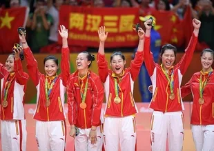 Voleybolda altını Çin kaptı!