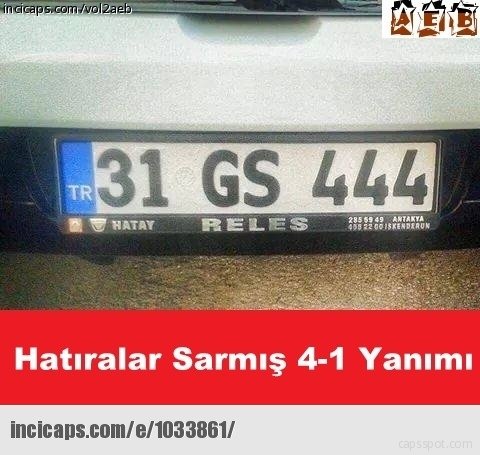 G.Saray - Arsenal maçı caps’leri