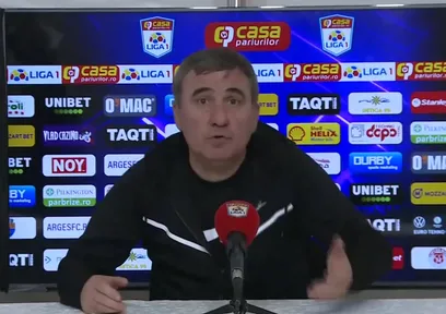Gheorghe Hagi maç sonrası çok sinirlendi!