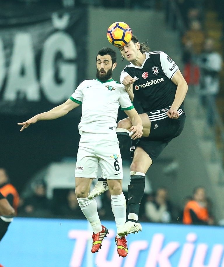 Beşiktaş-Akhisar Belediyespor karşılaşmasından kareler