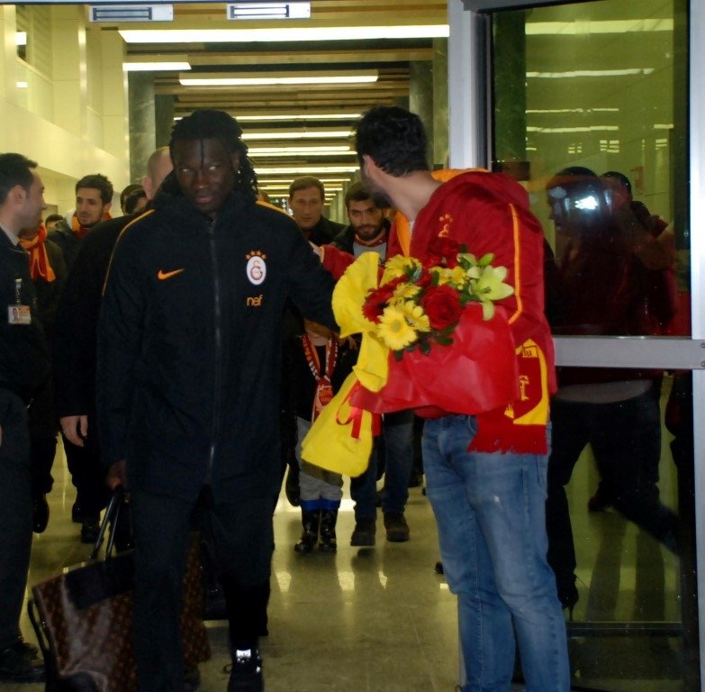 Galatasaray’a coşkulu karşılama