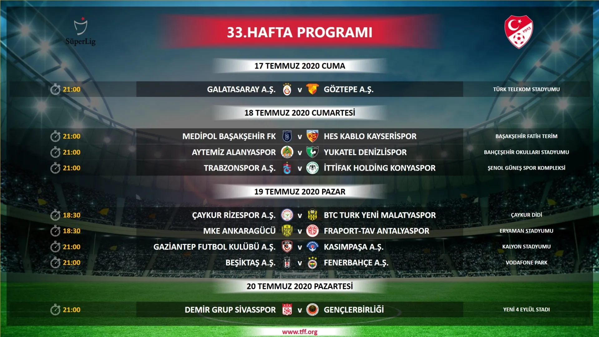 Beşiktaş - Fenerbahçe derbisinin tarihi belli oldu! İşte maç programı - 2