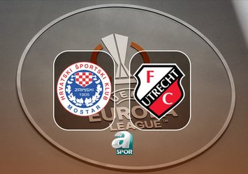 Zrinjski Mostar-Utrecht maçı saat kaçta?
