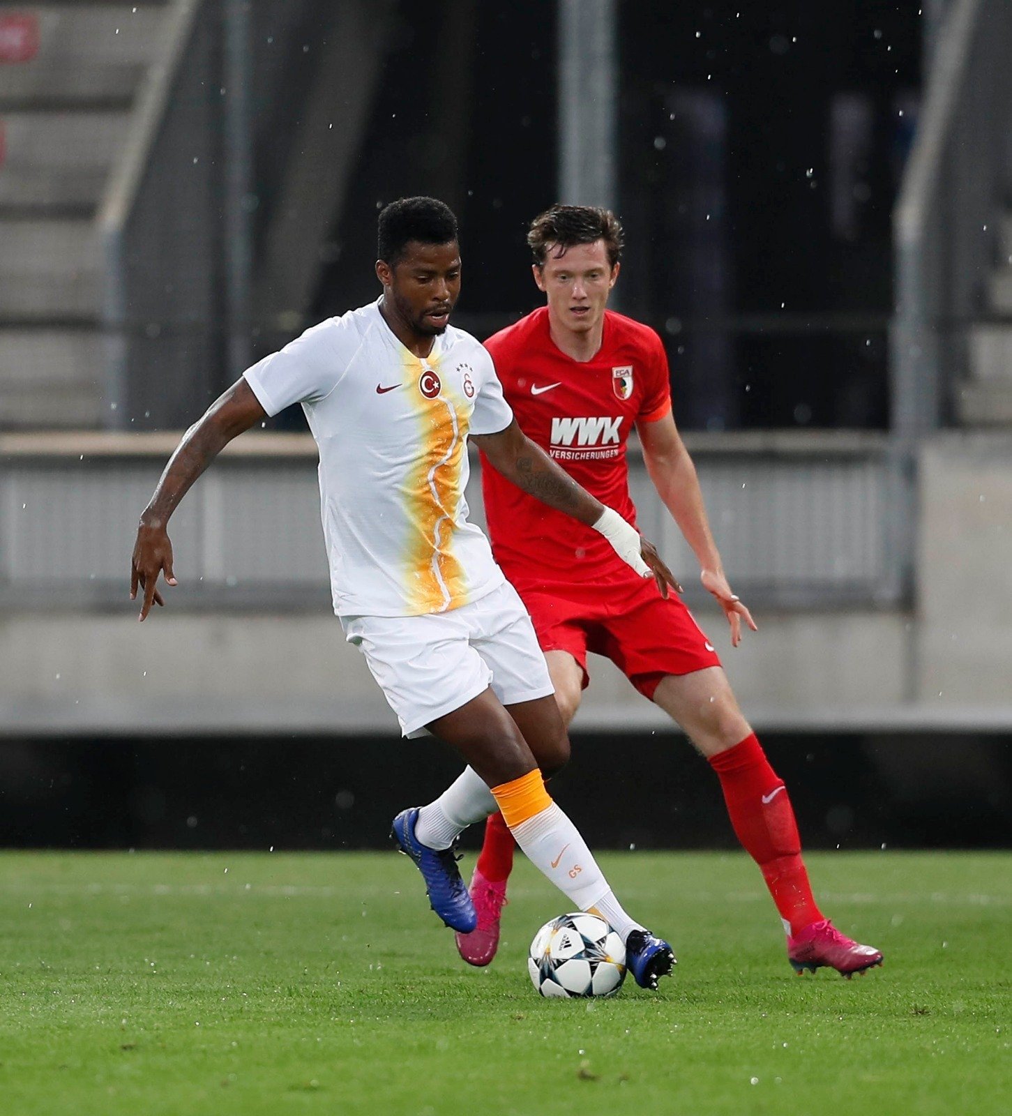 Galatasaray Augsburg maçından kareler!