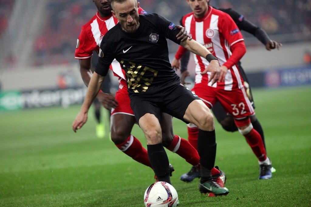 Olympiakos - Osmanlıspor karşılaşmasından kareler