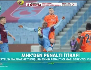 MHK'den penaltı itirafı