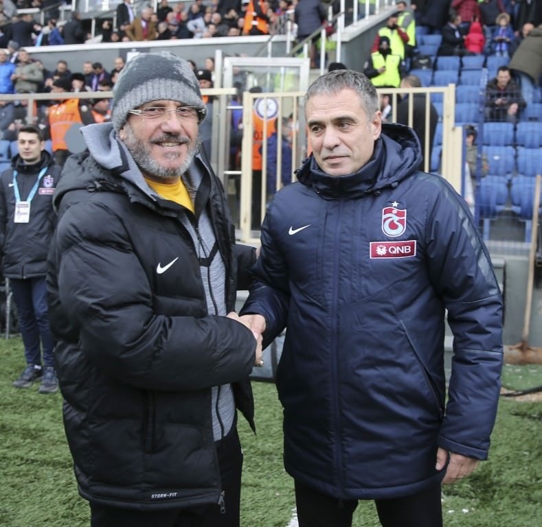 Osmanlıspor-Trabzonspor karşılaşmasından kareler