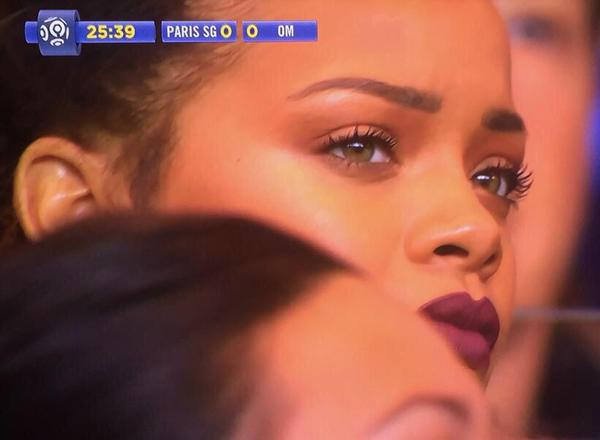 Rihanna, Ibrahimovic’i izledi