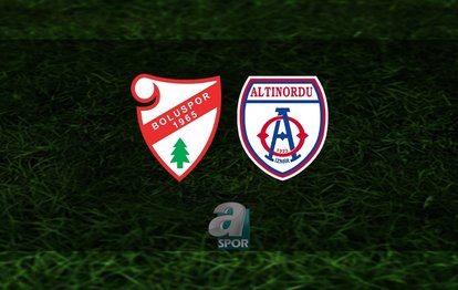 Boluspor - Altınordu maçı ne zaman, saat kaçta ve hangi kanalda? | TFF 1. Lig
