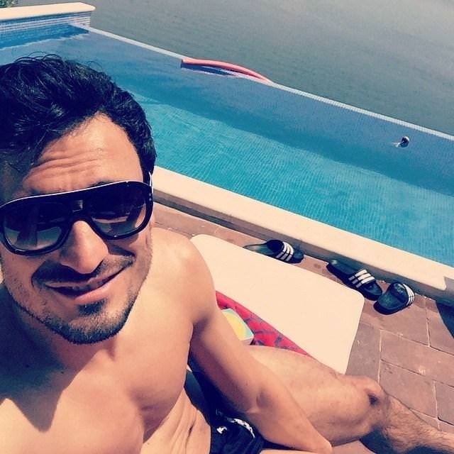 Ünlü futbolcuların tatil keyfi