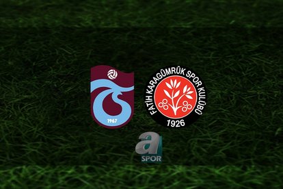 Trabzonspor - Karagümrük | CANLI