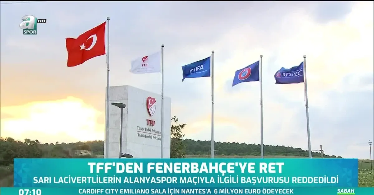 TFF'den Fenerbahçe'ye ret