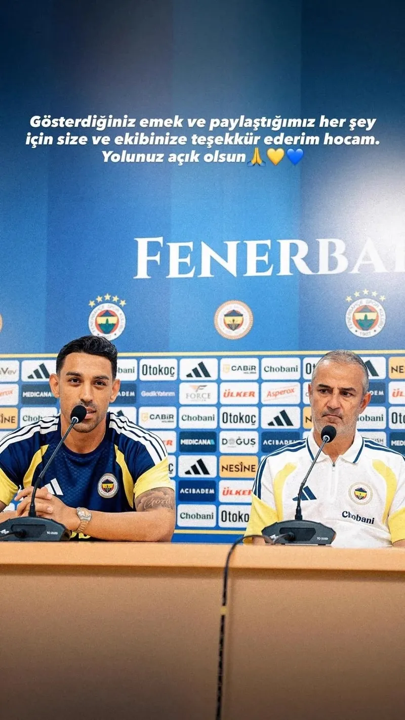 Fenerbahçeli yıldızlardan İsmail Kartal için veda paylaşımı - 2