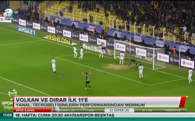 Volkan Demirel ve Dirar ilk 11'de