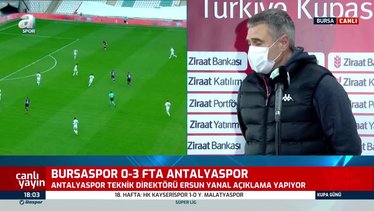 Ersun Yanal'dan Trabzonspor maçı yorumu