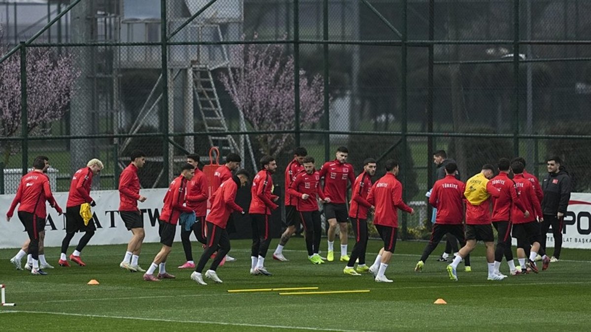 A Milli Takımımız'ın Romanya maçı hazırlıkları sürüyor!