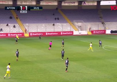 GOL | Hes İlaç Afyonspor 1-2 1984 Muşspor