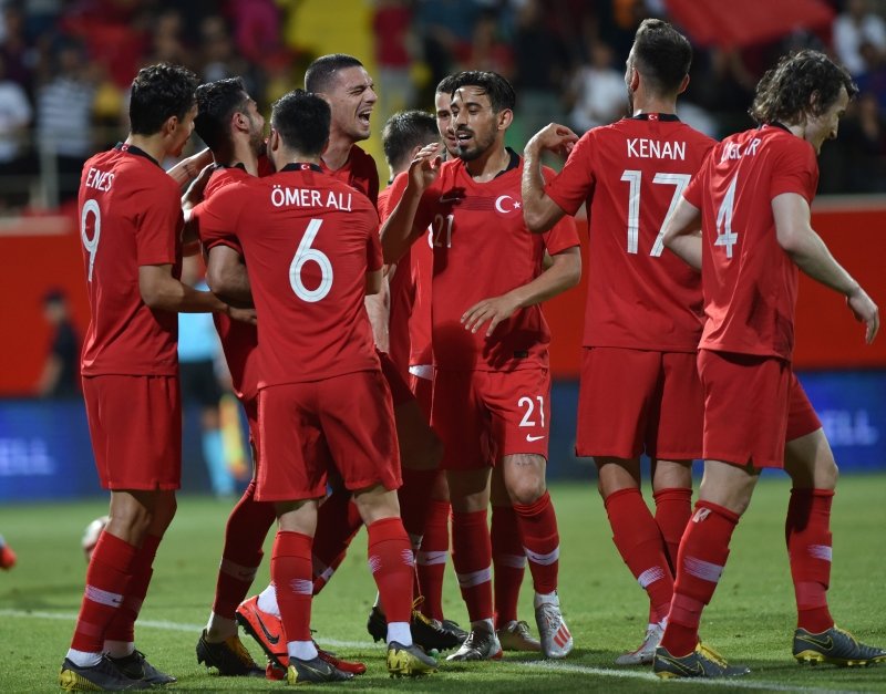 Türkiye - Özbekistan maçından kareler...