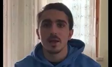 Trabzonsporlu futbolculardan 'evde kal' çağrısı
