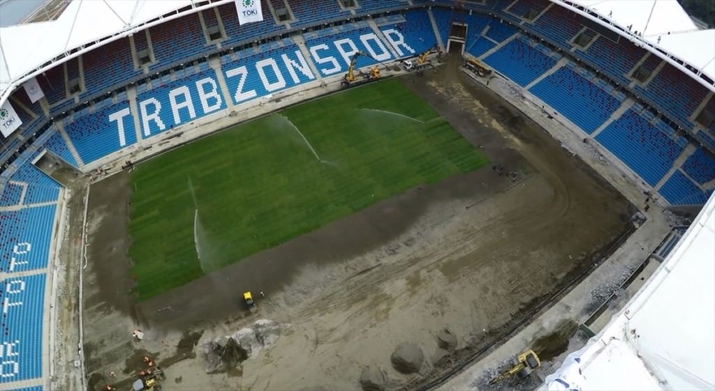 Trabzonspor’un yeni evi Akyazı Stadı tamamlanıyor