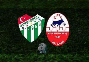 Bursaspor - K. Maraşspor | CANLI