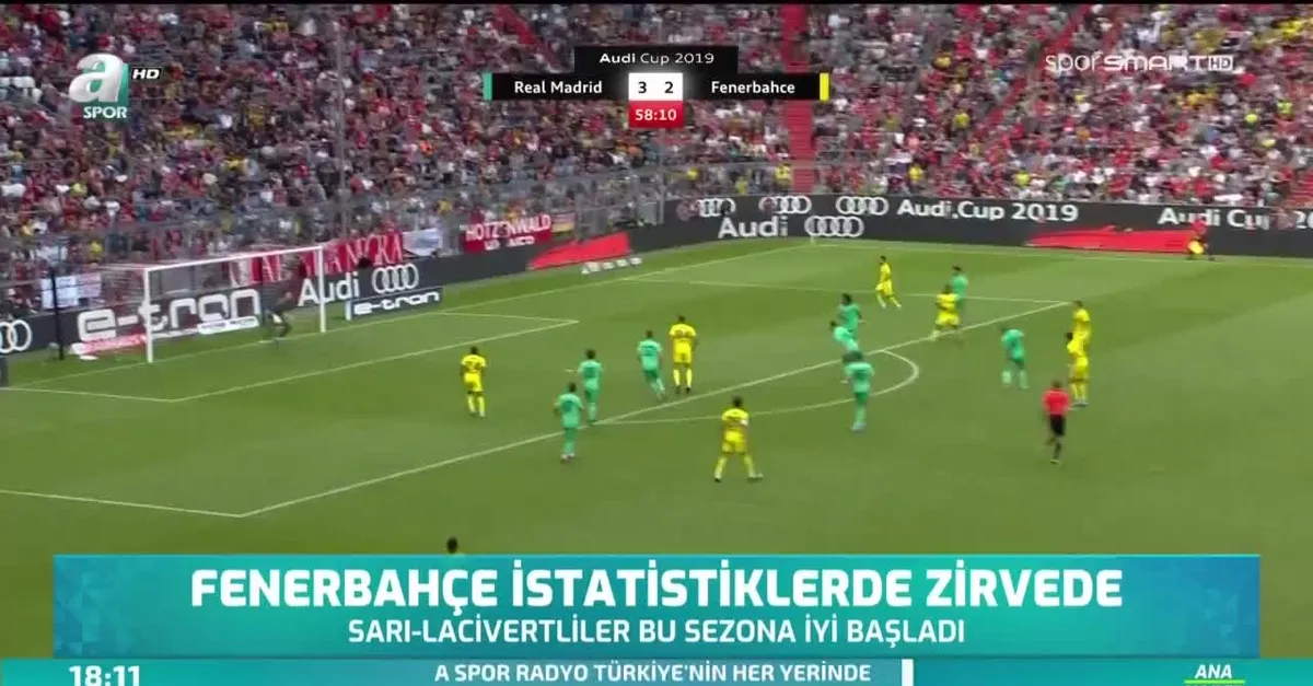 Fenerbahçe istatistiklerde zirvede