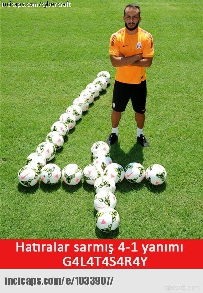 G.Saray - Arsenal maçı caps’leri