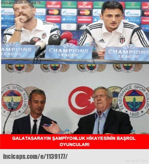 En komik Galatasaray Beşiktaş  capsleri