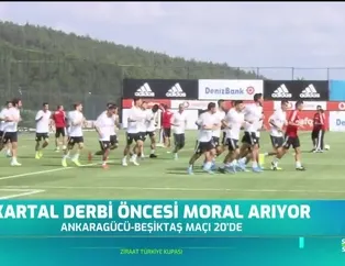 Kartal derbi öncesi moral arıyor