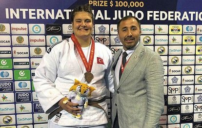 Milli judocu Hilal Öztürk’ten Özbekistan’da bronz madalya