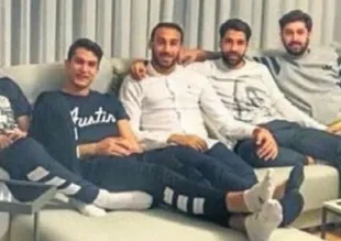 Beşiktaşlı futbolcuların keyfi yerinde