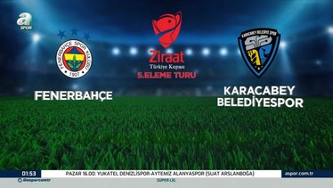 Fenerbahçe 1-0 Karacabey Belediyespor (MAÇ ÖZETİ)