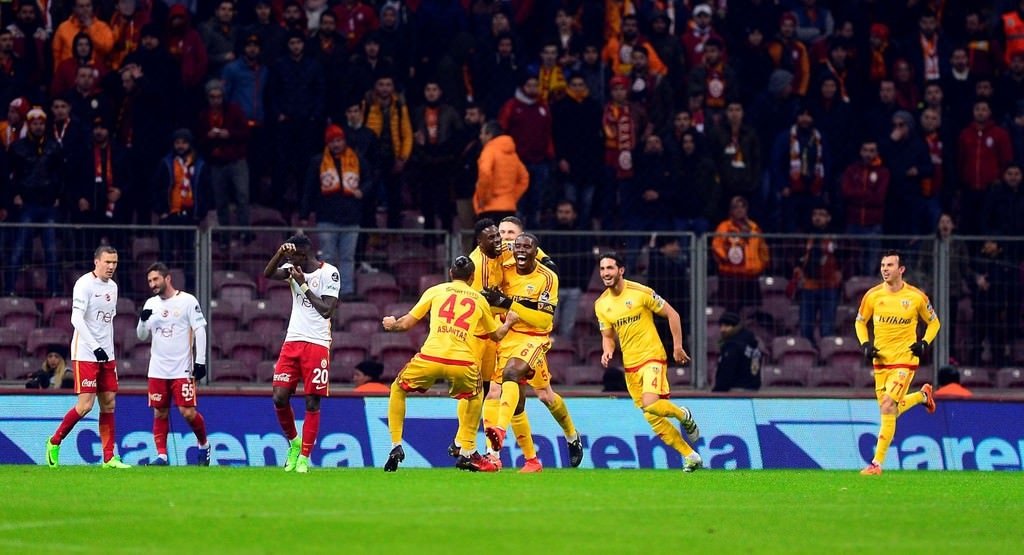 Galatasaray-kayserispor karşılaşmasından kareler