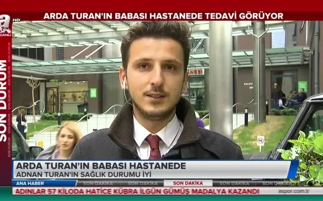 Arda Turan'ın babası hastaneye kaldırıldı