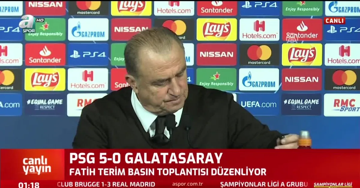 Fatih Terim: Bir hata varsa benimdir