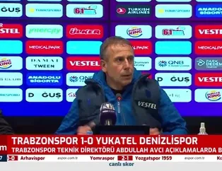 Abdullah Avcı maç sonunda konuştu!
