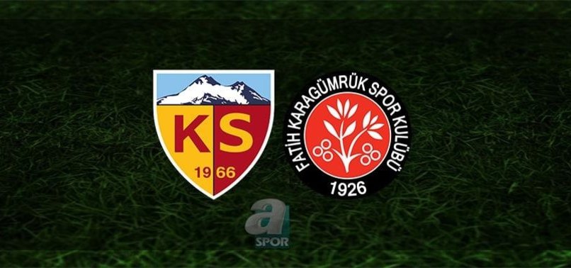 Kayserispor - Karagümrük | CANLI