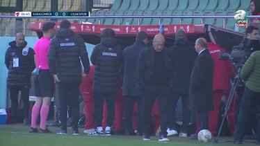 Fatih Karagümrük - Uşakspor maçında hakem Cansu Tiryaki rahatsızlandı