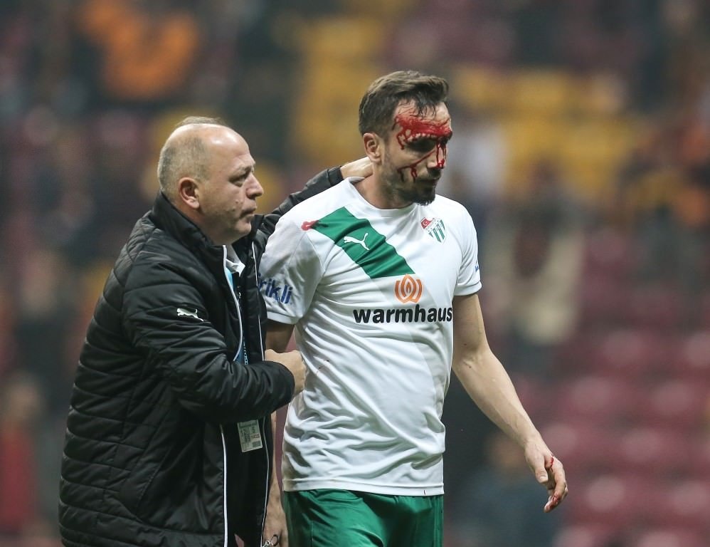 Galatasaray-Bursaspor karşılaşmasından kareler