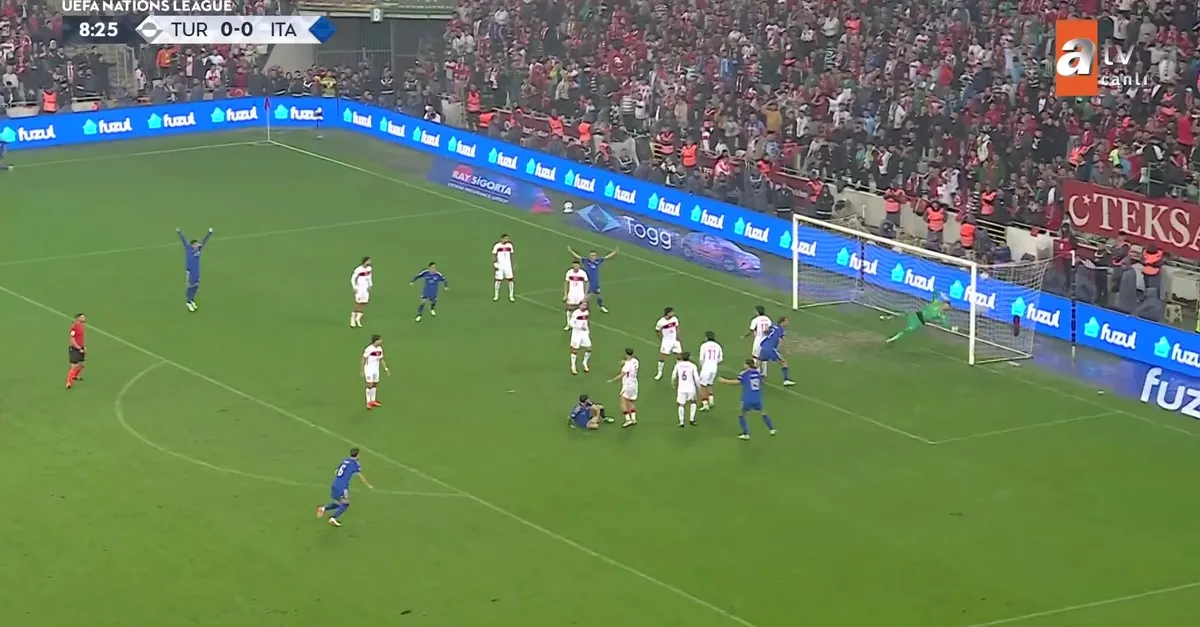 GOL | Türkiye 0-1 İtalya