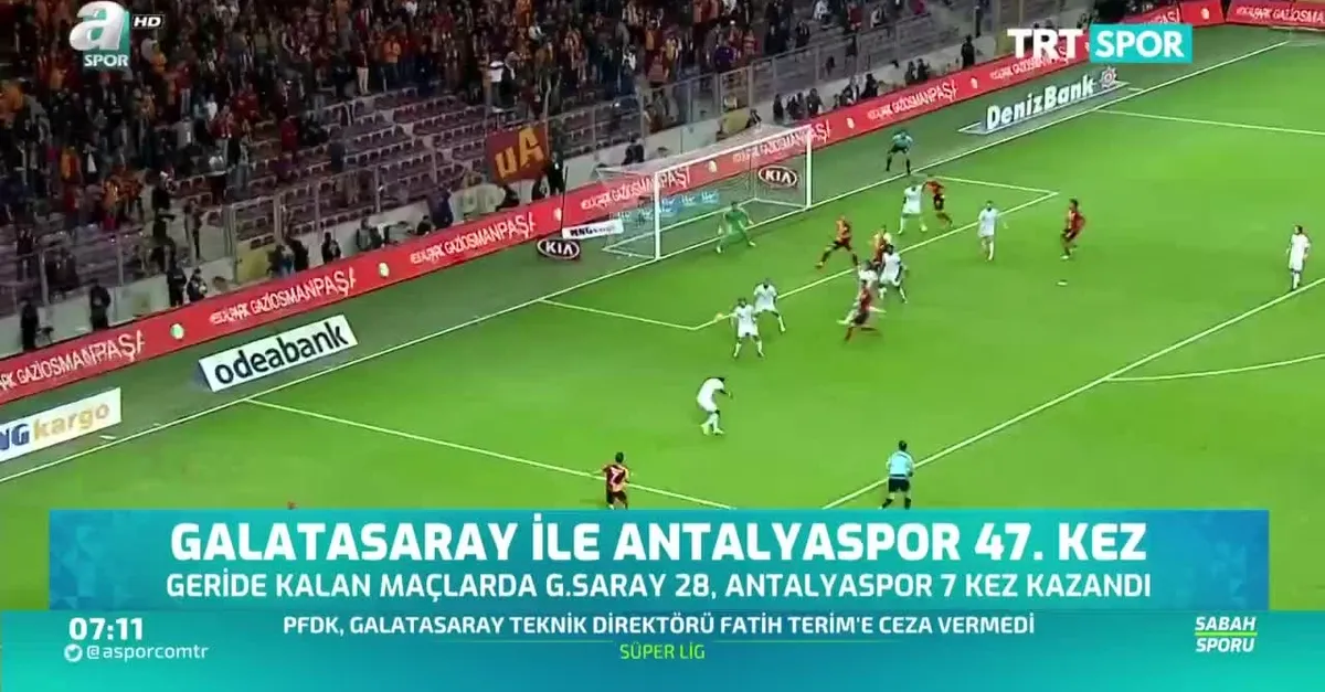 Galatasaray ile Antalyaspor 47. kez