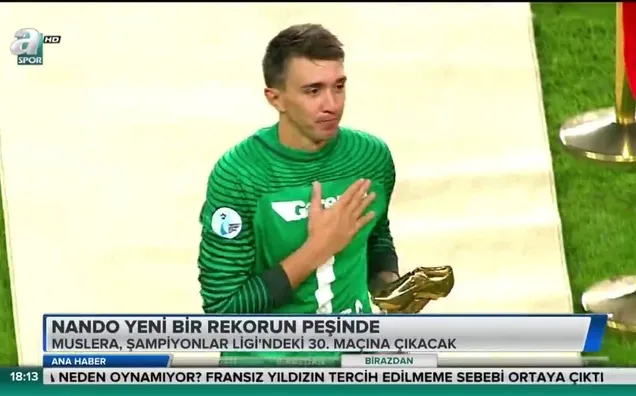 Muslera yeni bir rekor peşinde