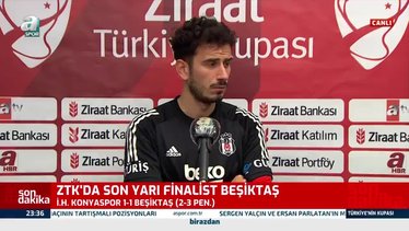 Oğuzhan Özyakup'dan Konyaspor - Beşiktaş maçı sonrası açıklama:120 dakika maça hakimdik