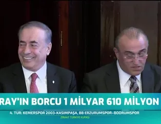 Galatasaray'ın borcu açıklandı