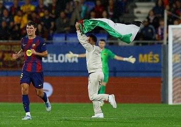 Filistin bayrağı La Liga'da olay oldu!
