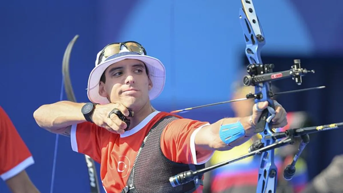 Milli okçu Ulaş Berkim Tümer son 16'da elendi | PARİS 2024