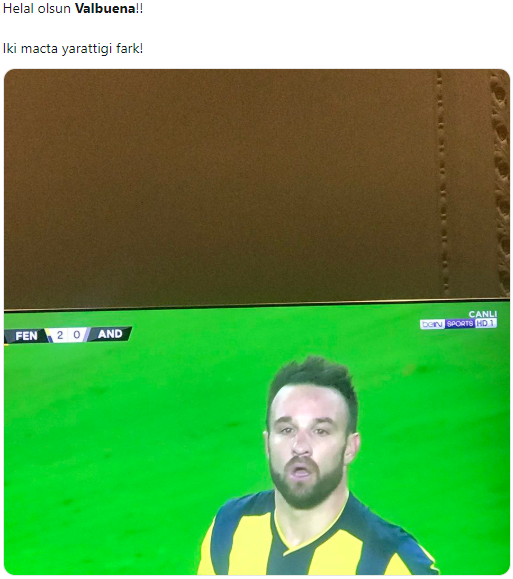 Fenerbahçe’de Valbuena rüzgarı! Sosyal medyayı salladı