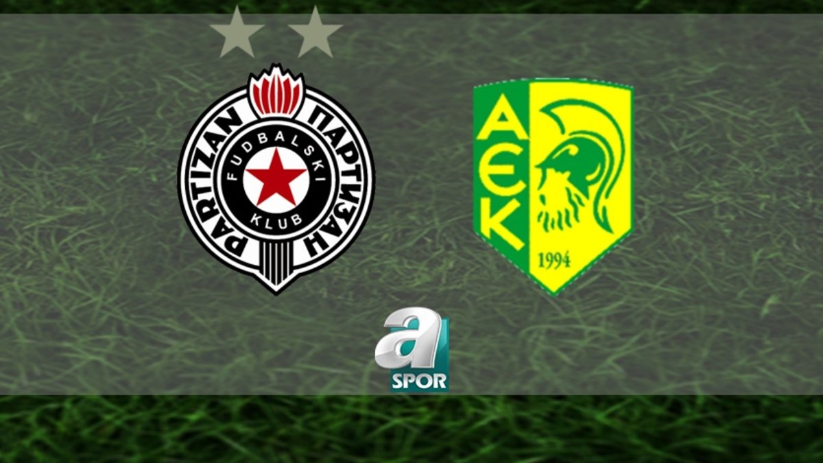 Partizan-AEK Larnaca maçı ne zaman ve saat kaçta? Hangi kanalda canlı yayınlanacak? Partizan-AEK Larnaca maçı ne zaman ve saat kaçta? Hangi kanalda canlı yayınlanacak?